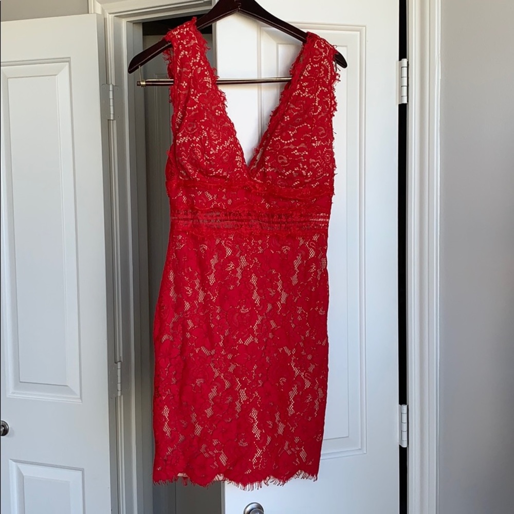 Red Lace Dress